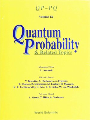 cover image of Quantum Probability and Related Topics